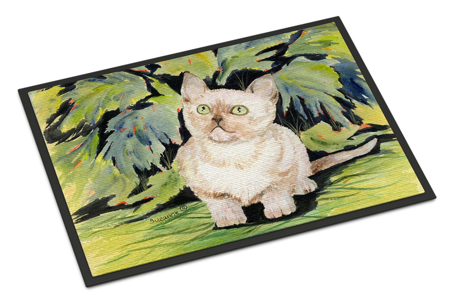Caroline's Treasures Cat - Burmese Doormat - 24x36 Decorative Floor Mat – Indoor/Outdoor Rug with Artistic Flair Doormat
