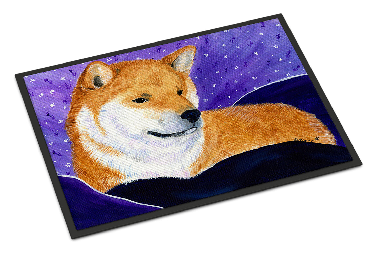 Caroline's Treasures Shiba Inu Doormat - 24x36 Decorative Floor Mat – Indoor/Outdoor Rug with Artistic Flair Doormat