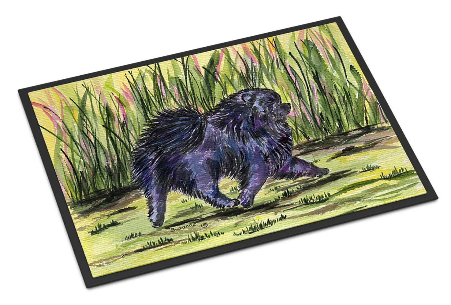 Caroline's Treasures Pomeranian Doormat - 24x36 Decorative Floor Mat – Indoor/Outdoor Rug with Artistic Flair Doormat