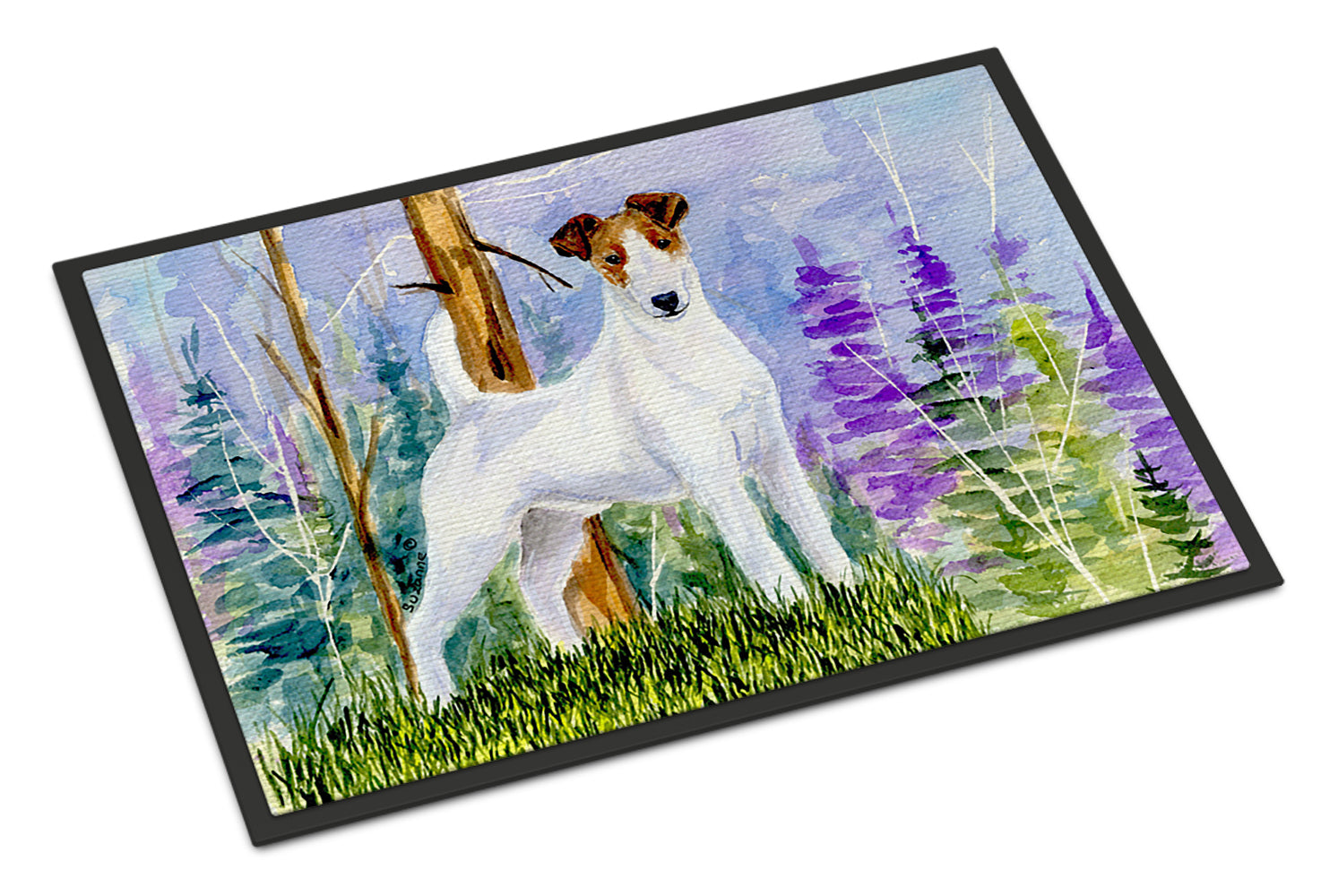 Caroline's Treasures Jack Russell Terrier Doormat - 24x36 Decorative Floor Mat – Indoor/Outdoor Rug with Artistic Flair Doormat