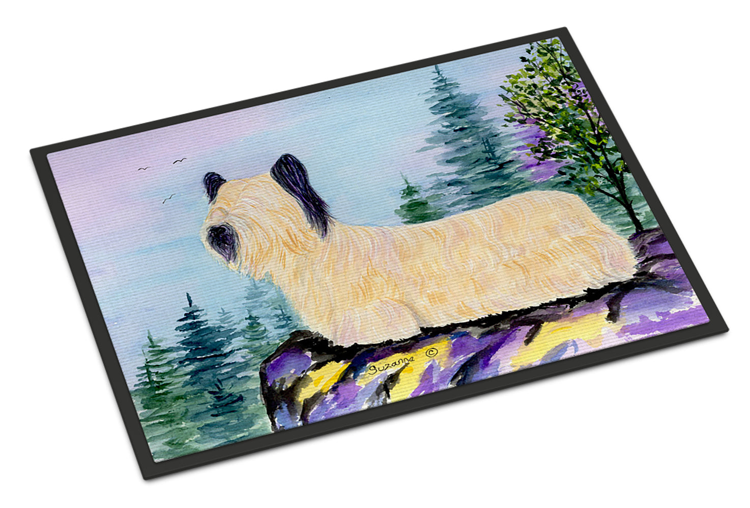 Caroline's Treasures Skye Terrier Doormat - 24x36 Decorative Floor Mat – Indoor/Outdoor Rug with Artistic Flair Doormat