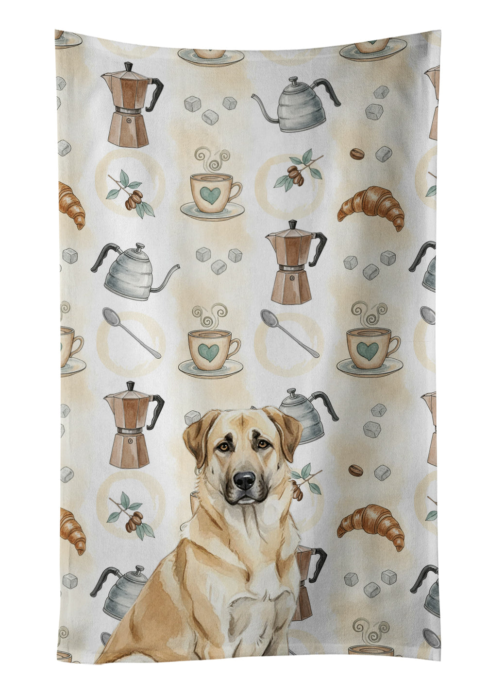Caroline's Treasures Anatolian Shepherd Dog Coffee Bar Kitchen Towel