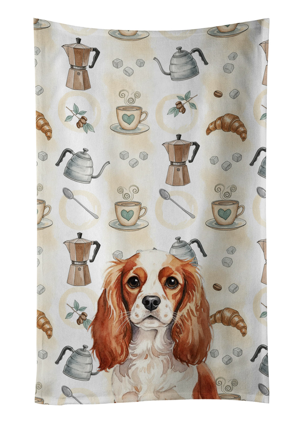 Caroline's Treasures Blenheim English Toy Spaniel Coffee Bar Kitchen Towel