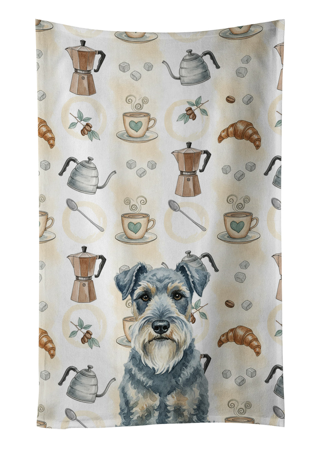 Caroline's Treasures Kerry Blue Terrier Coffee Bar Kitchen Towel