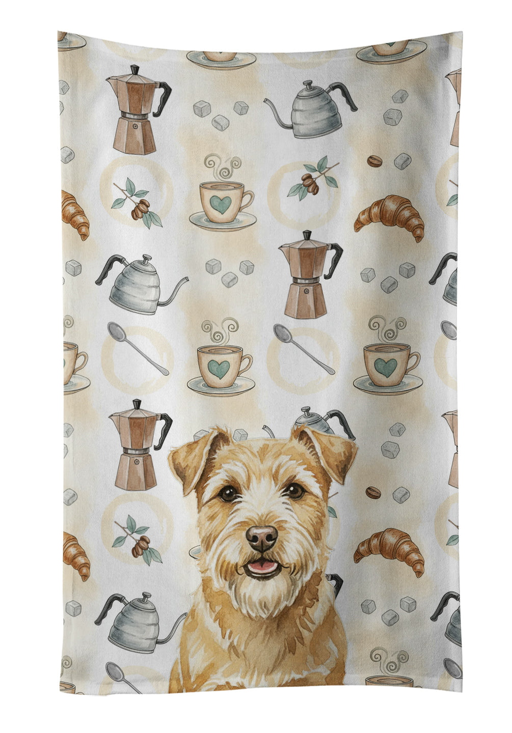 Caroline's Treasures Wheaten Norfolk Terrier Coffee Bar Kitchen Towel