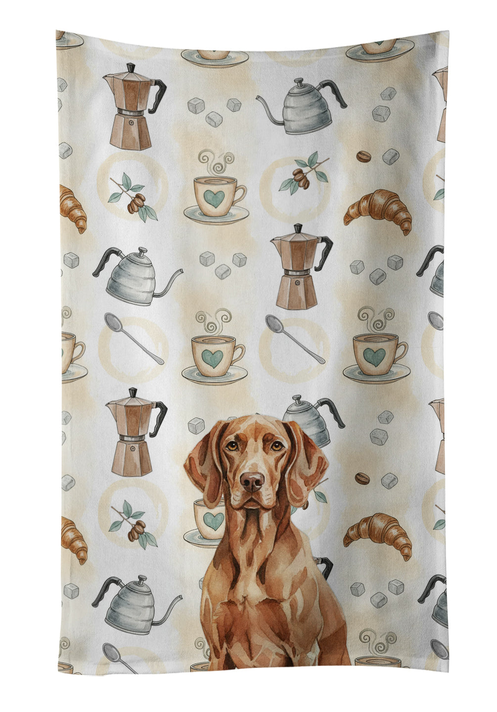 Caroline's Treasures Liver Pointer Coffee Bar Kitchen Towel