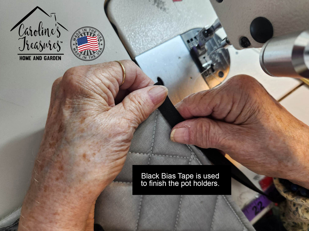 Caroline's Treasures Tricolor Rat Terrier Coffee Bar Pair of Pot Holders