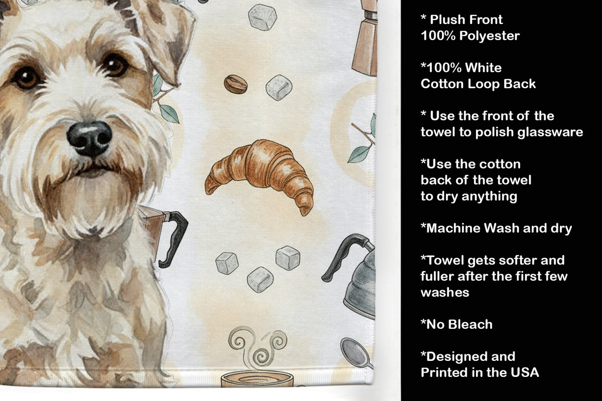 Caroline's Treasures Sealyham Terrier Coffee Bar Kitchen Towel