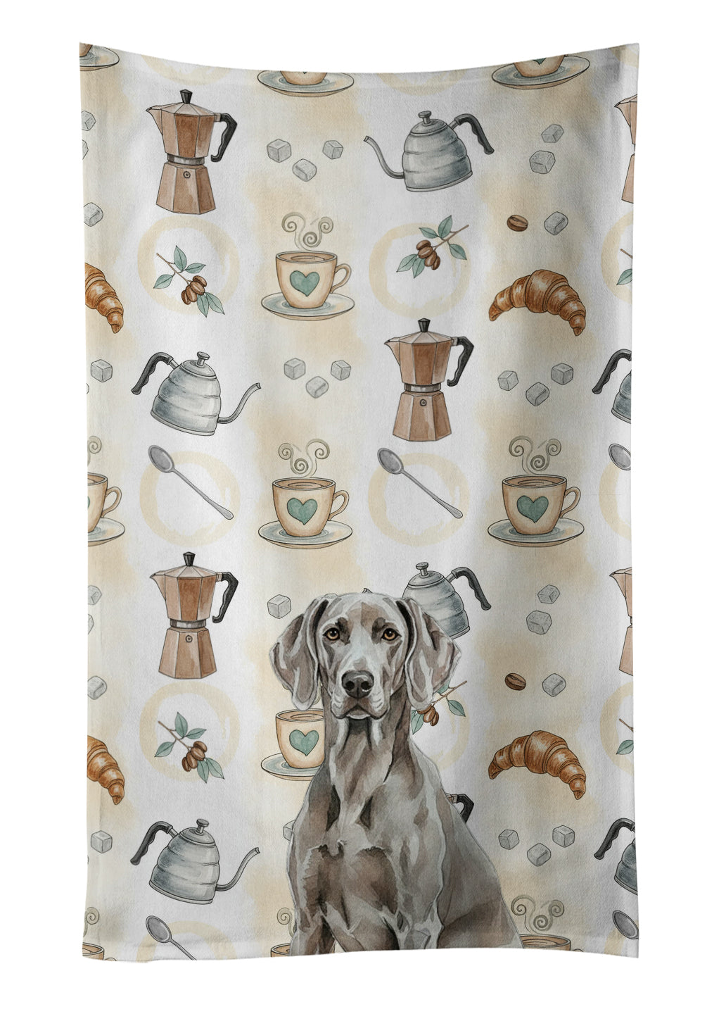 Caroline's Treasures Weimaraner Coffee Bar Kitchen Towel