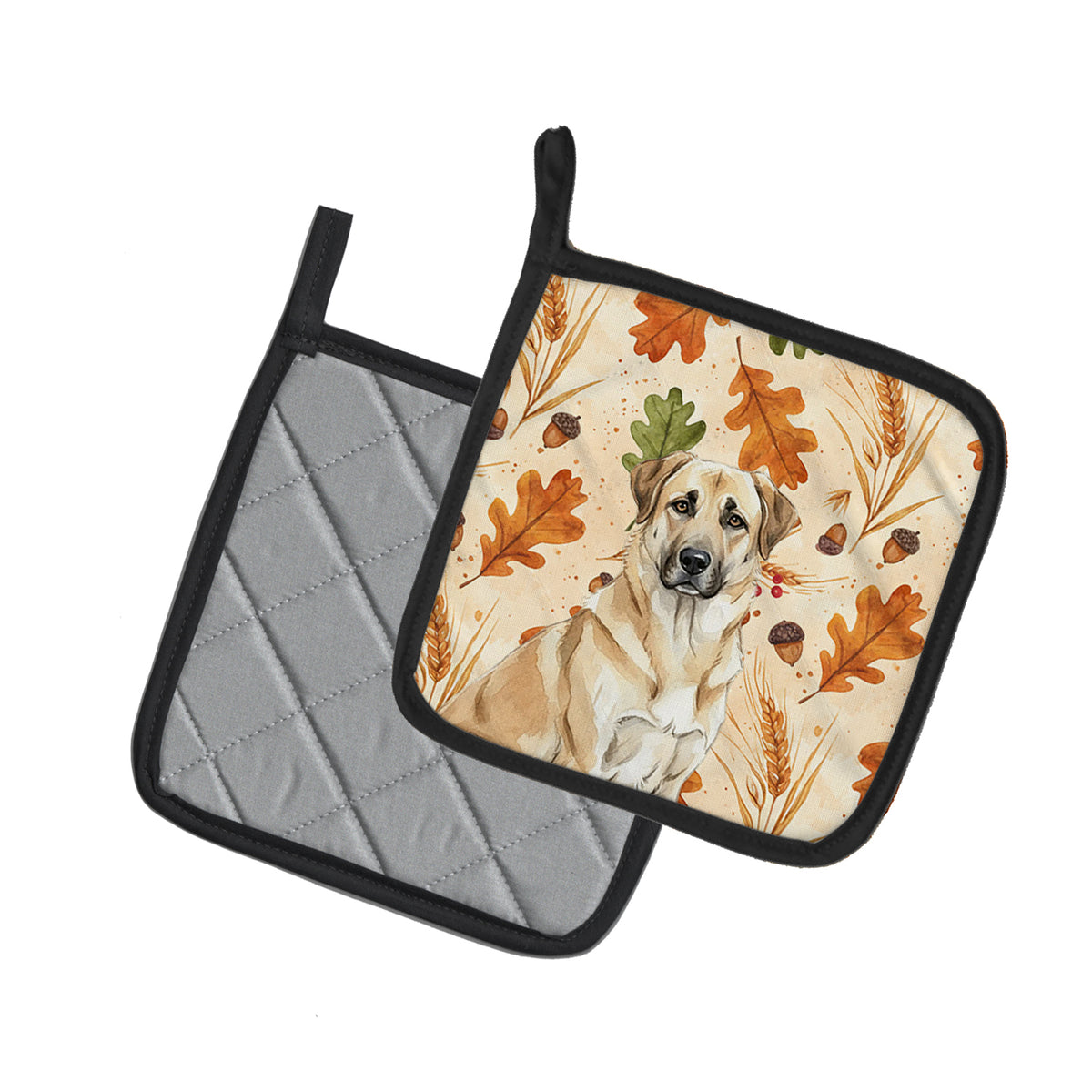 Caroline's Treasures Anatolian Shepherd Dog Heirloom Fall Pair of Pot Holders