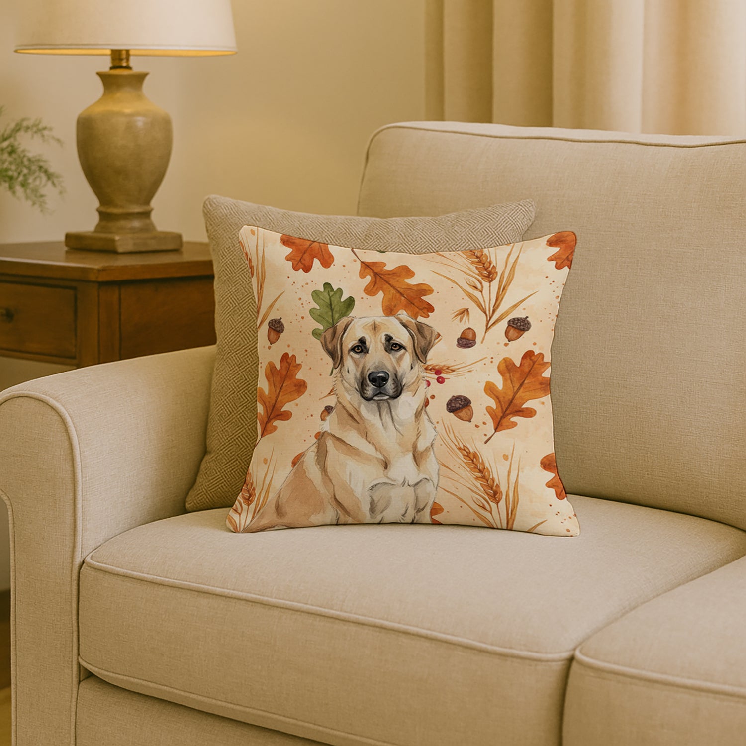 Caroline's Treasures Anatolian Shepherd Dog Heirloom Fall Throw Pillow