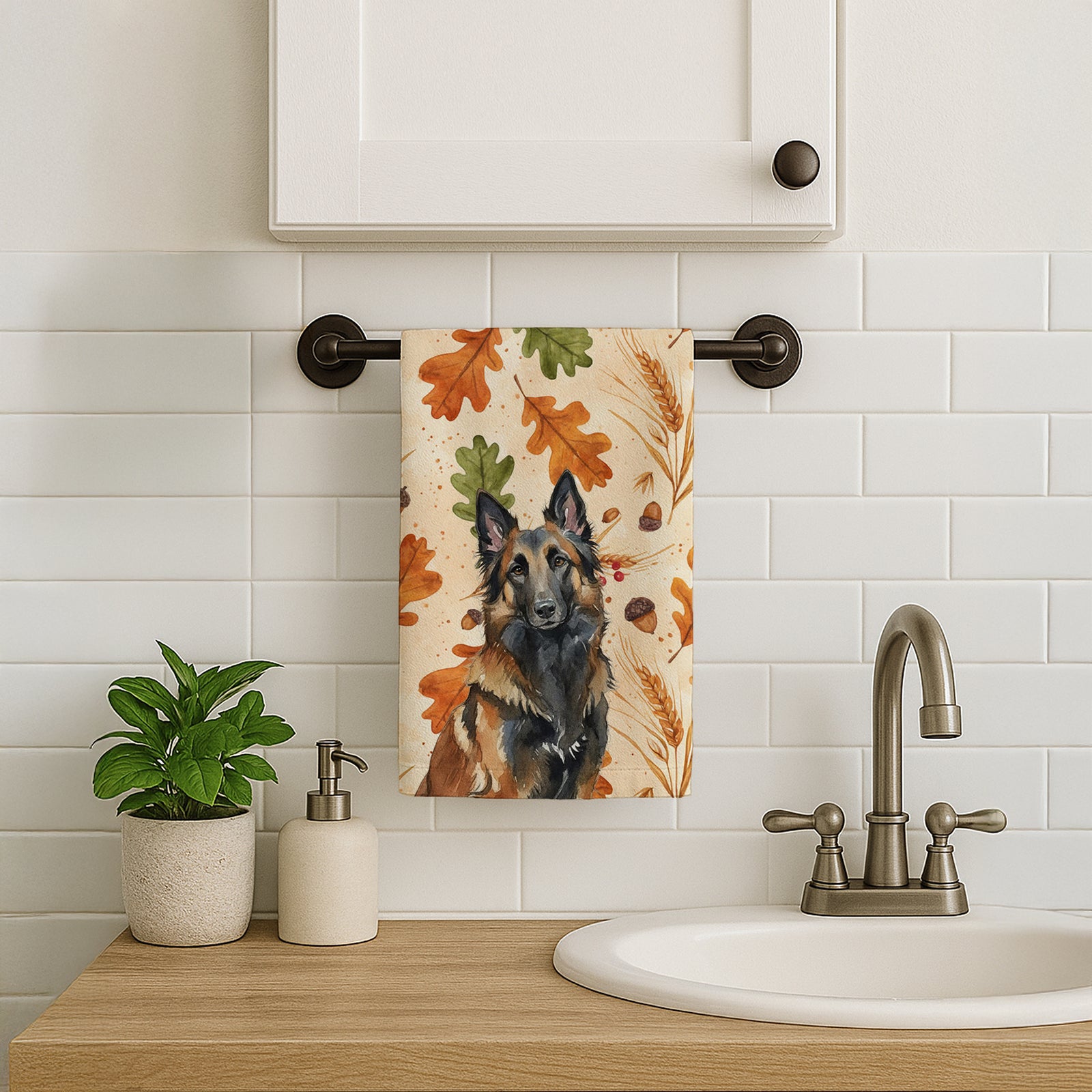 Caroline's Treasures Belgian Tervuren Heirloom Fall Kitchen Towel