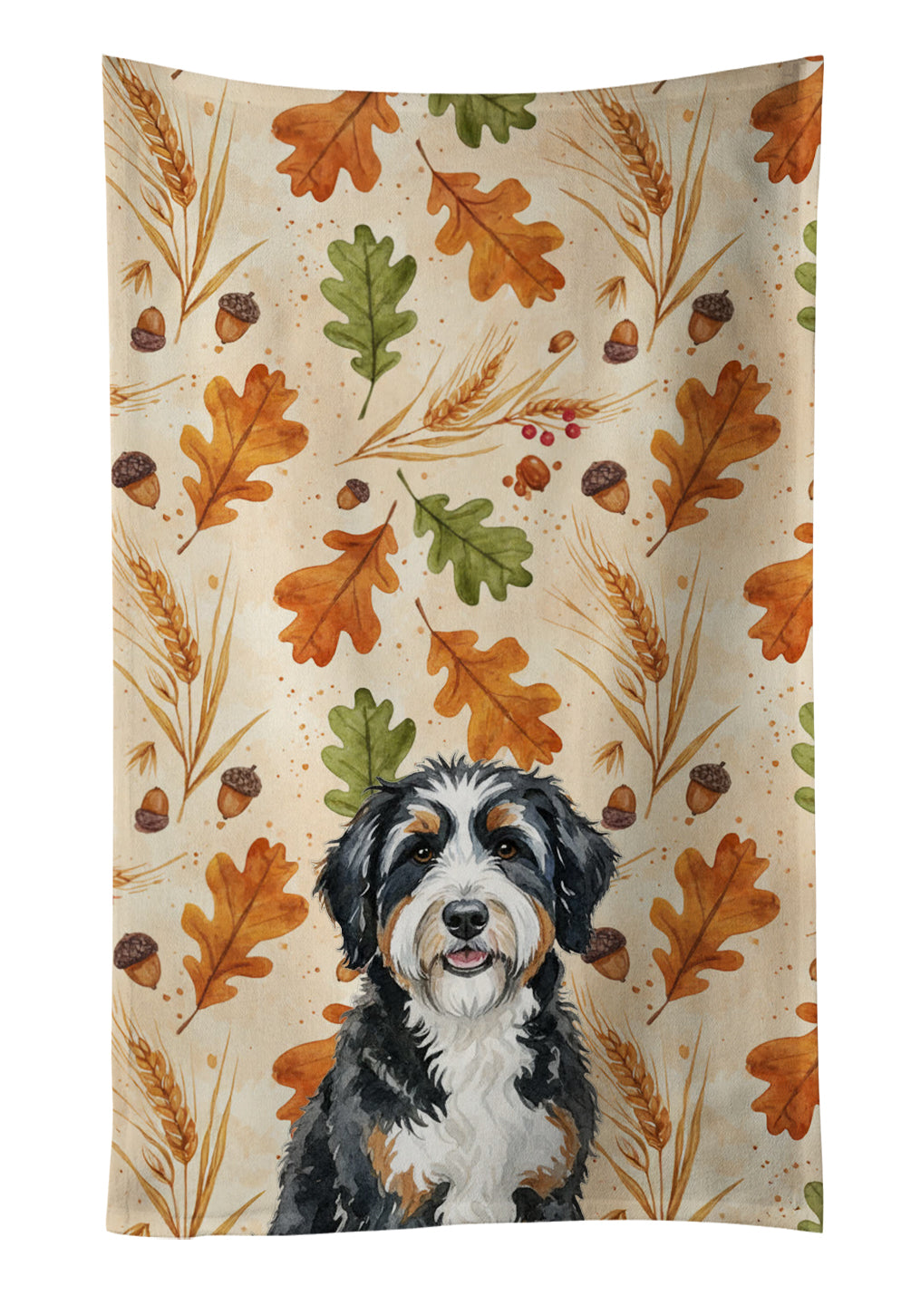 Caroline's Treasures Berndoodle Heirloom Fall Kitchen Towel