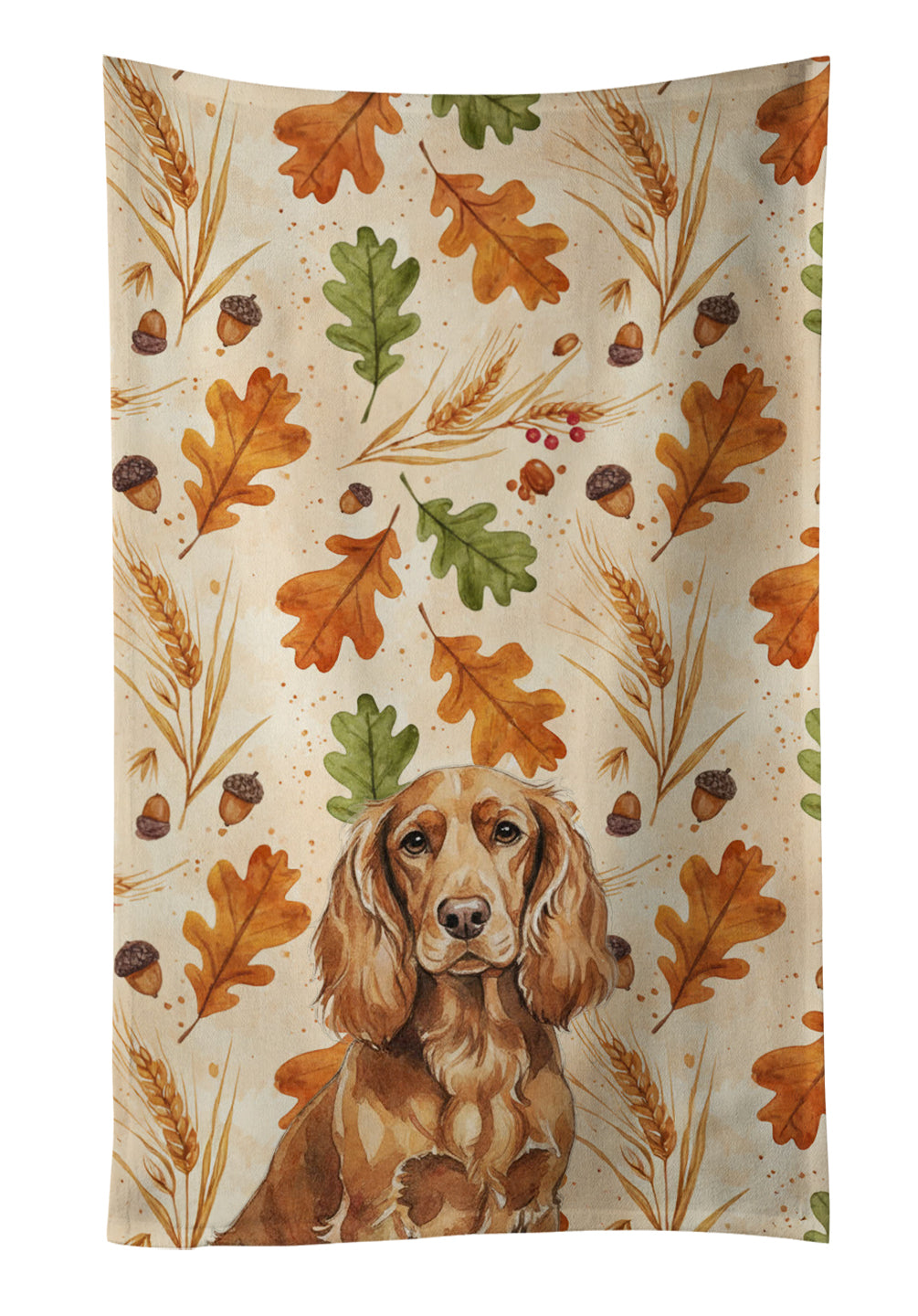Caroline's Treasures Boykin Spaniel Heirloom Fall Kitchen Towel