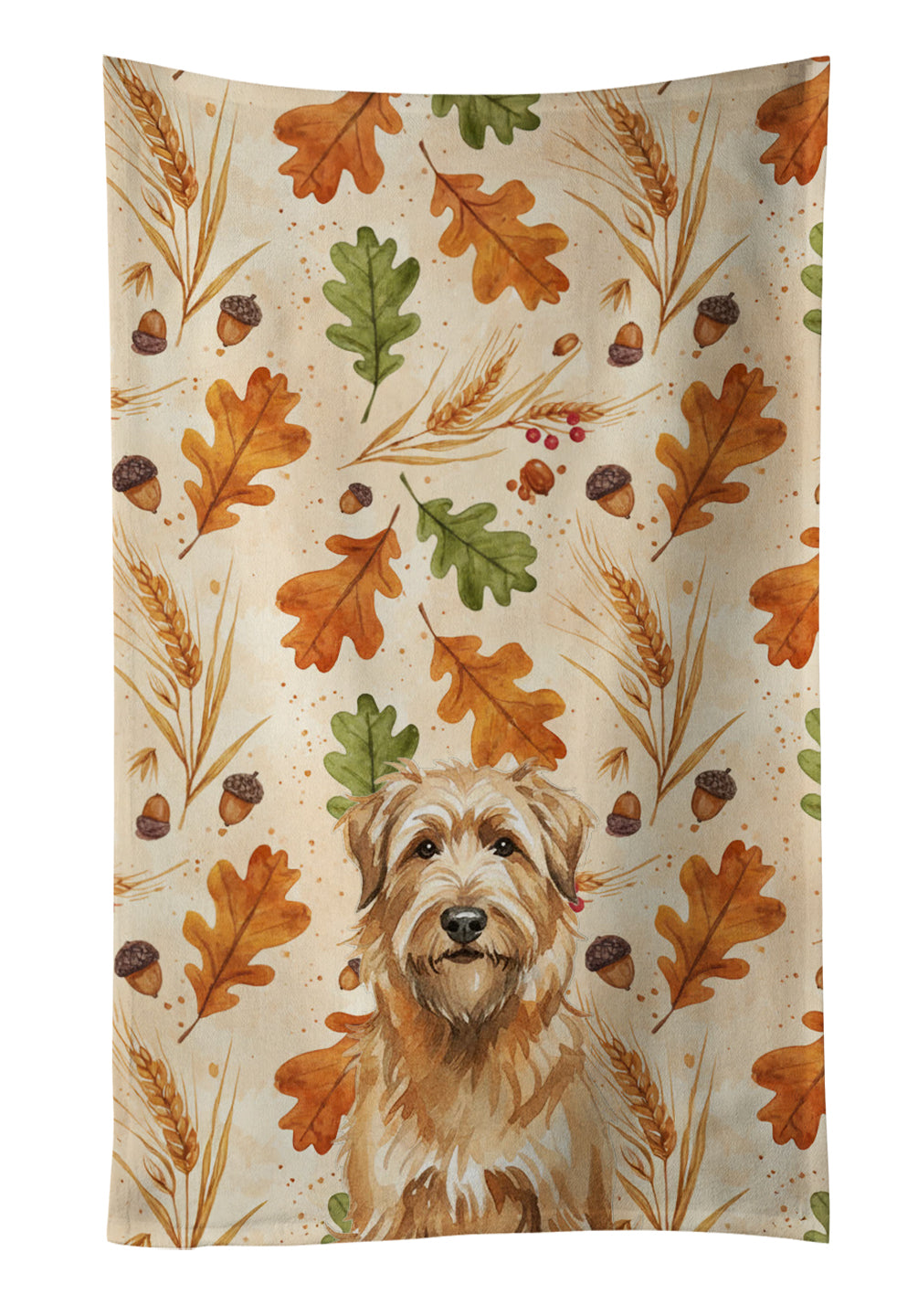Caroline's Treasures Tawny Briard Heirloom Fall Kitchen Towel