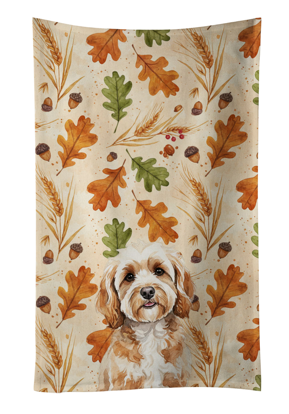 Caroline's Treasures Cavapoo Heirloom Fall Kitchen Towel