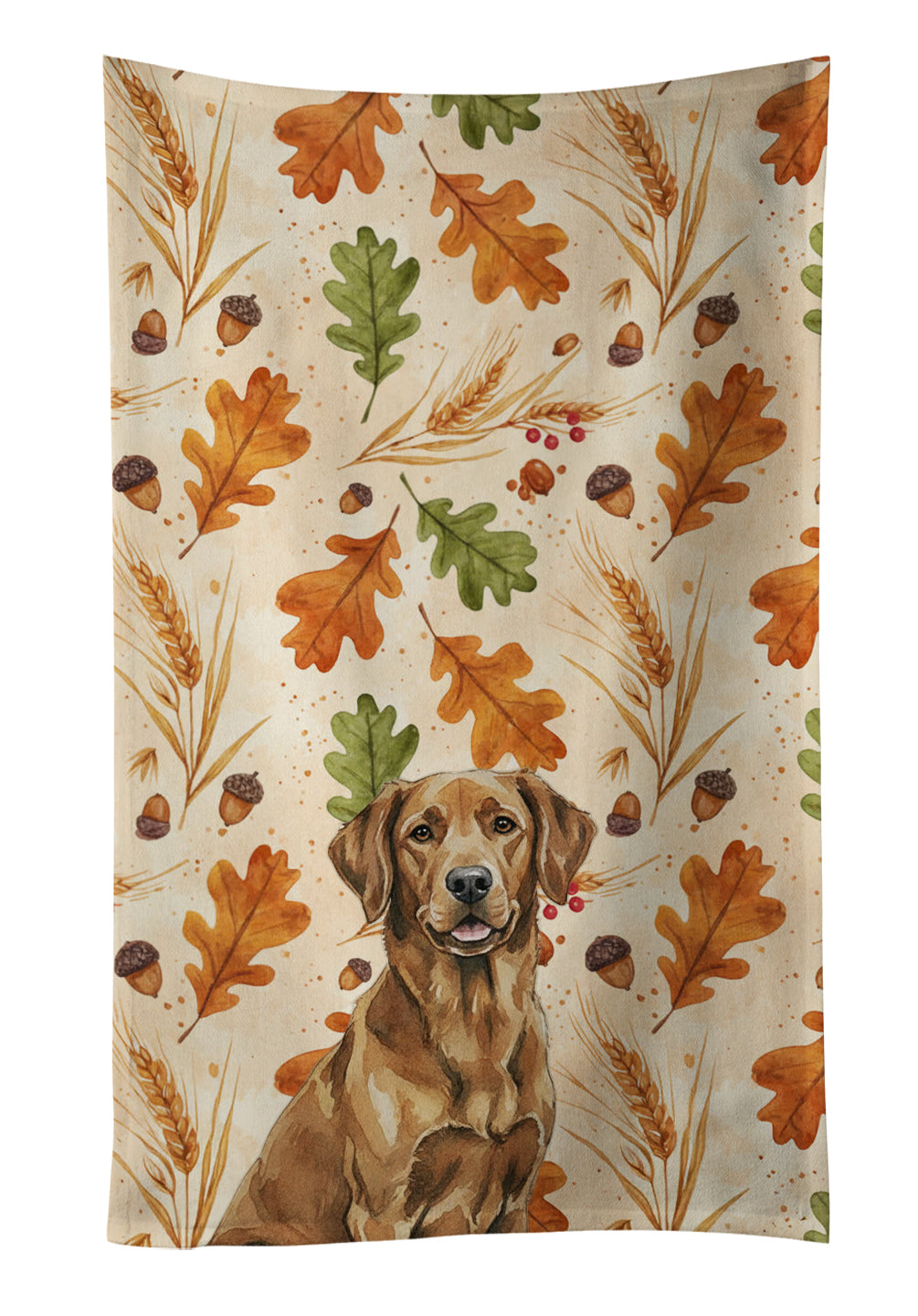 Caroline's Treasures Chesapeake Bay Retriever Heirloom Fall Kitchen Towel
