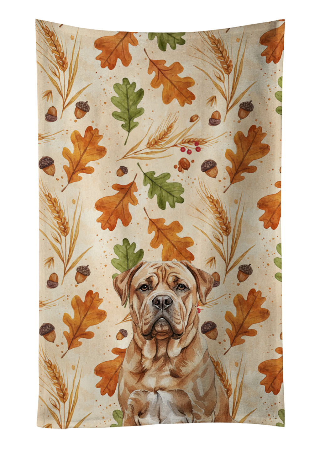 Caroline's Treasures Dogue de Bordeaux Heirloom Fall Kitchen Towel