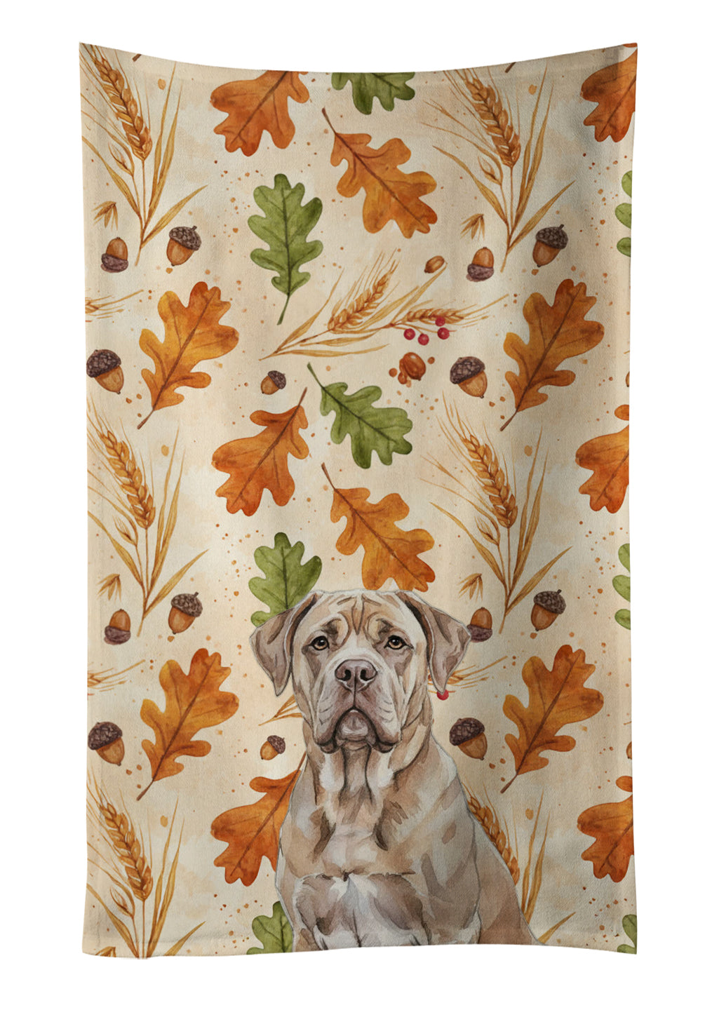 Caroline's Treasures Isabella Dogue de Bordeaux Heirloom Fall Kitchen Towel