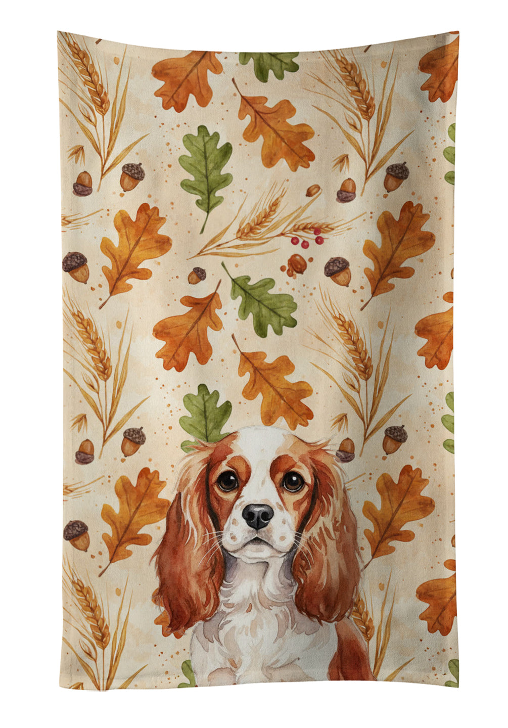 Caroline's Treasures Blenheim English Toy Spaniel Heirloom Fall Kitchen Towel
