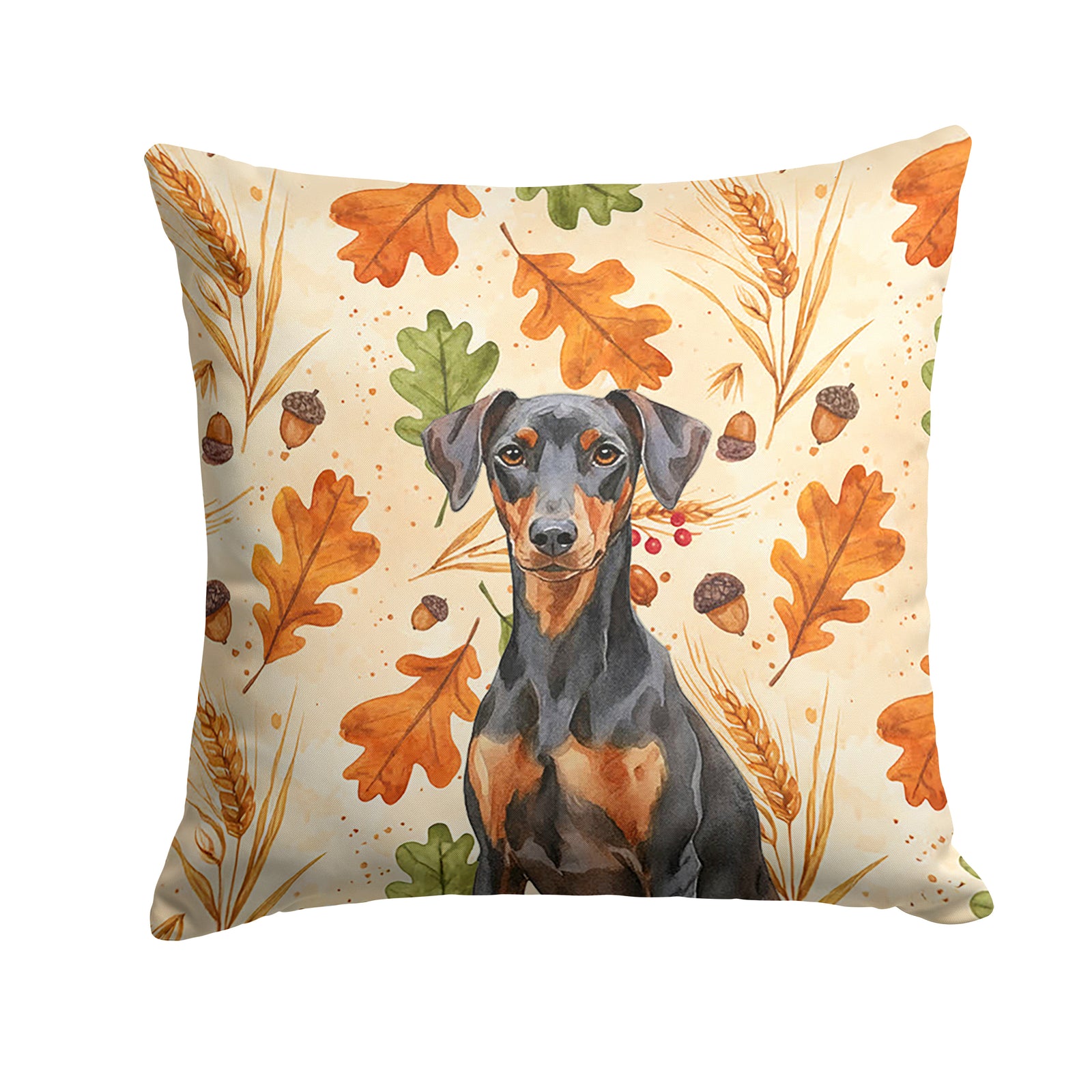 Caroline's Treasures German Pinscher Heirloom Fall Throw Pillow