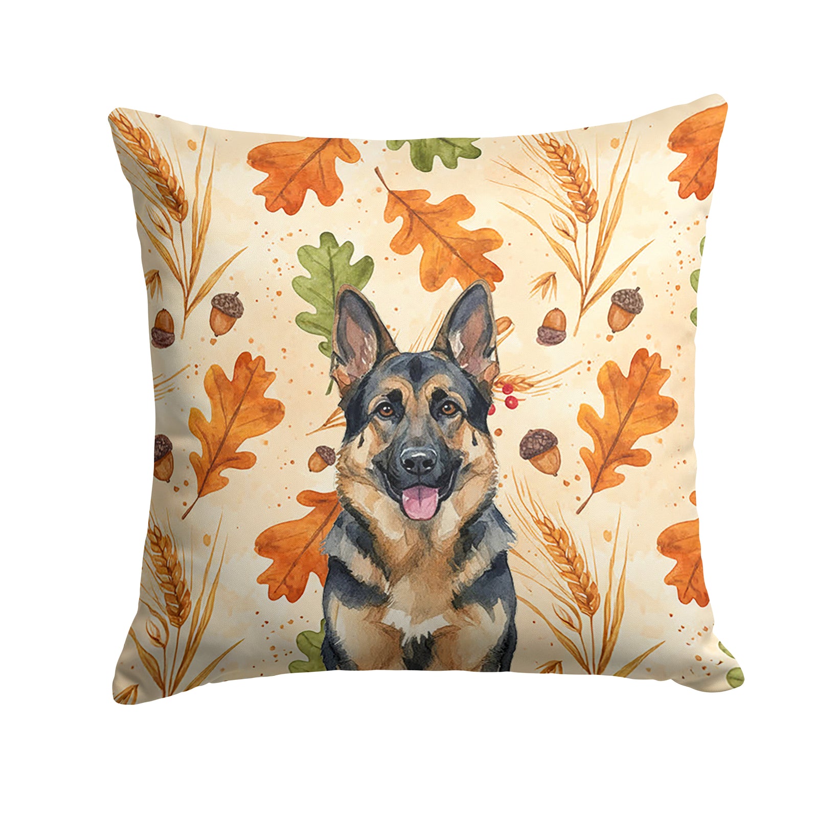 Caroline's Treasures German Shepherd Heirloom Fall Throw Pillow