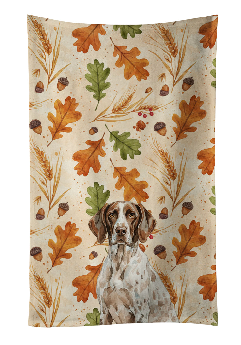 Caroline's Treasures German Shorthaired Pointer Heirloom Fall Kitchen Towel