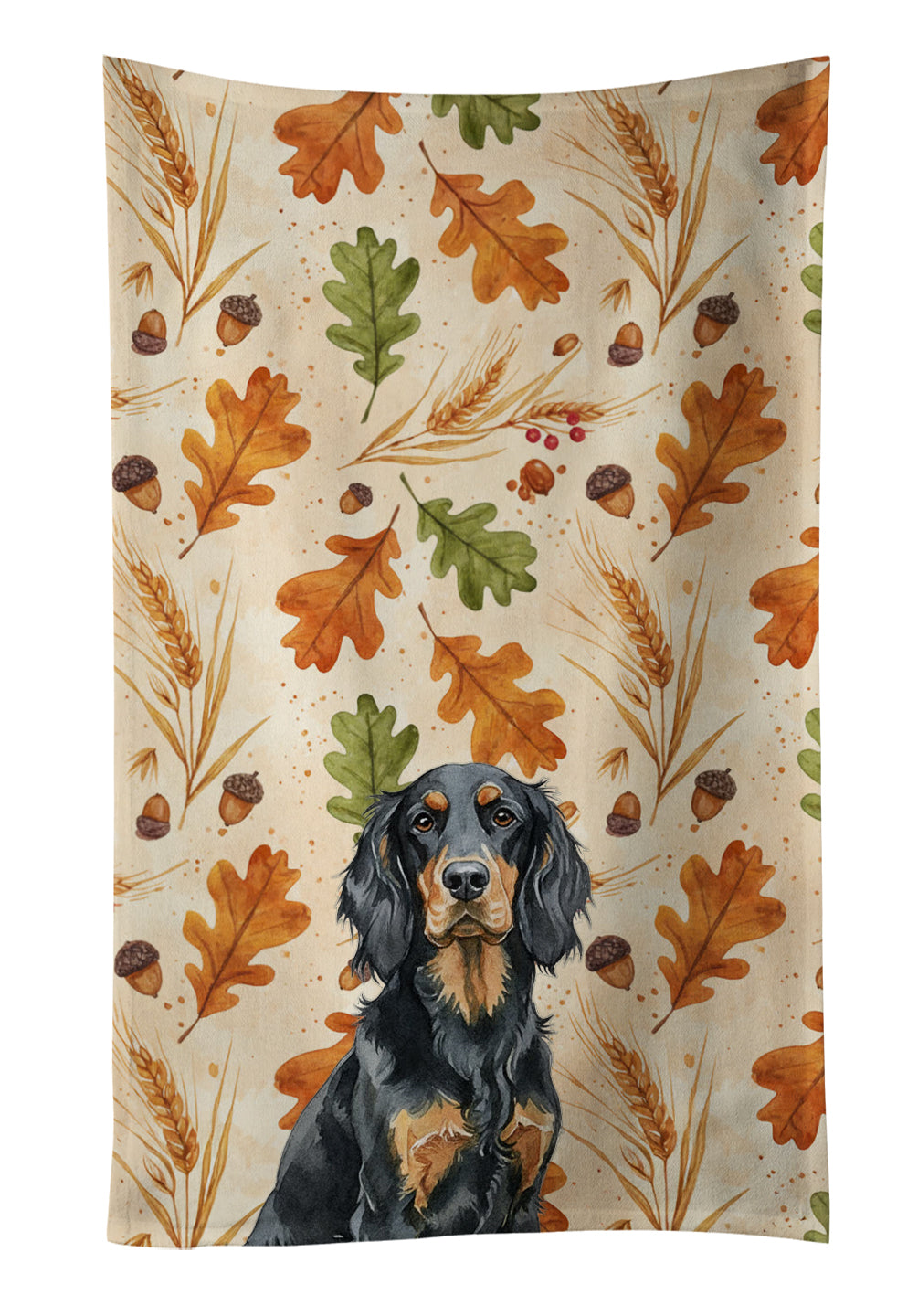 Caroline's Treasures Gordon Setter Heirloom Fall Kitchen Towel