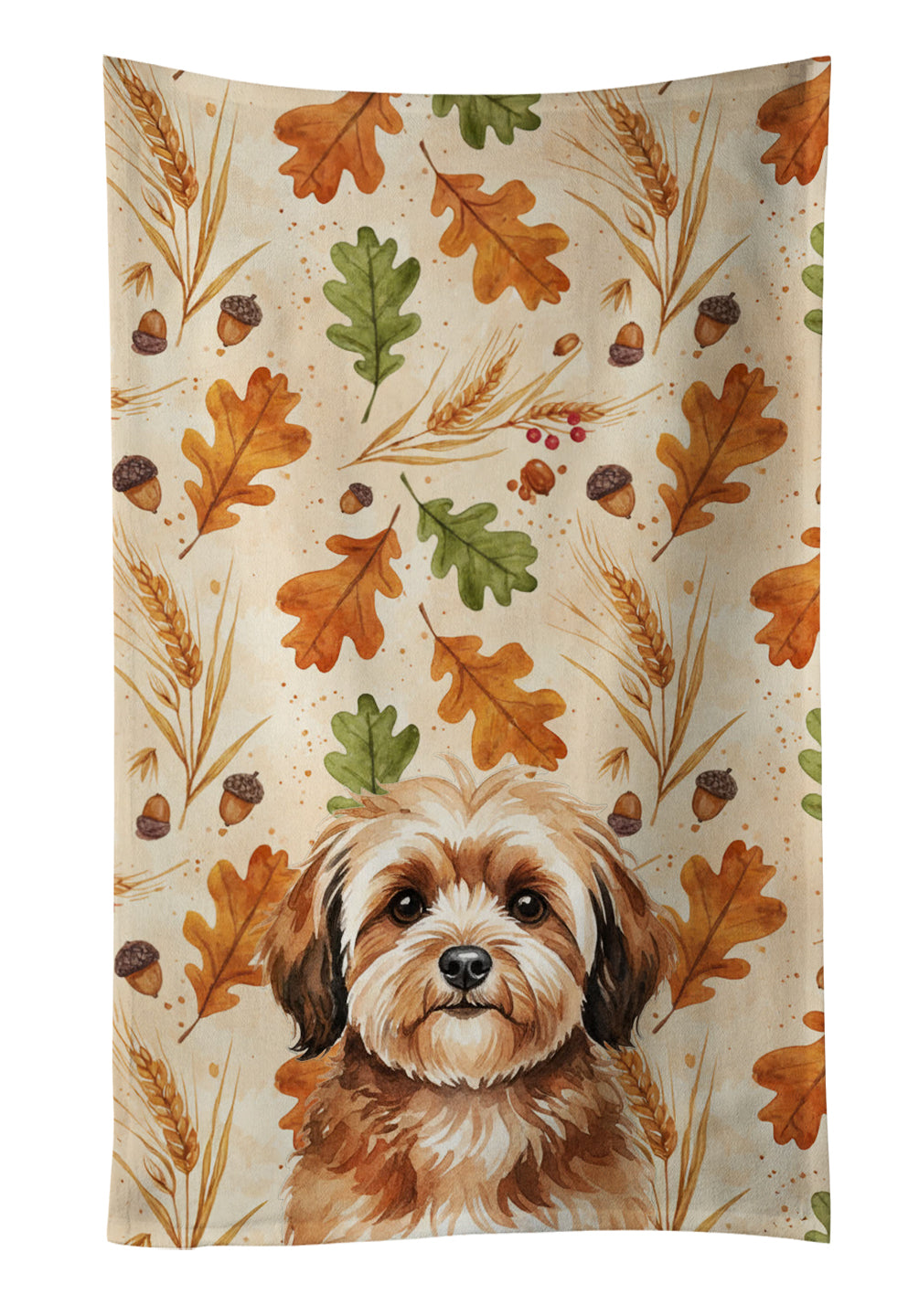 Caroline's Treasures Sable Havanese Heirloom Fall Kitchen Towel