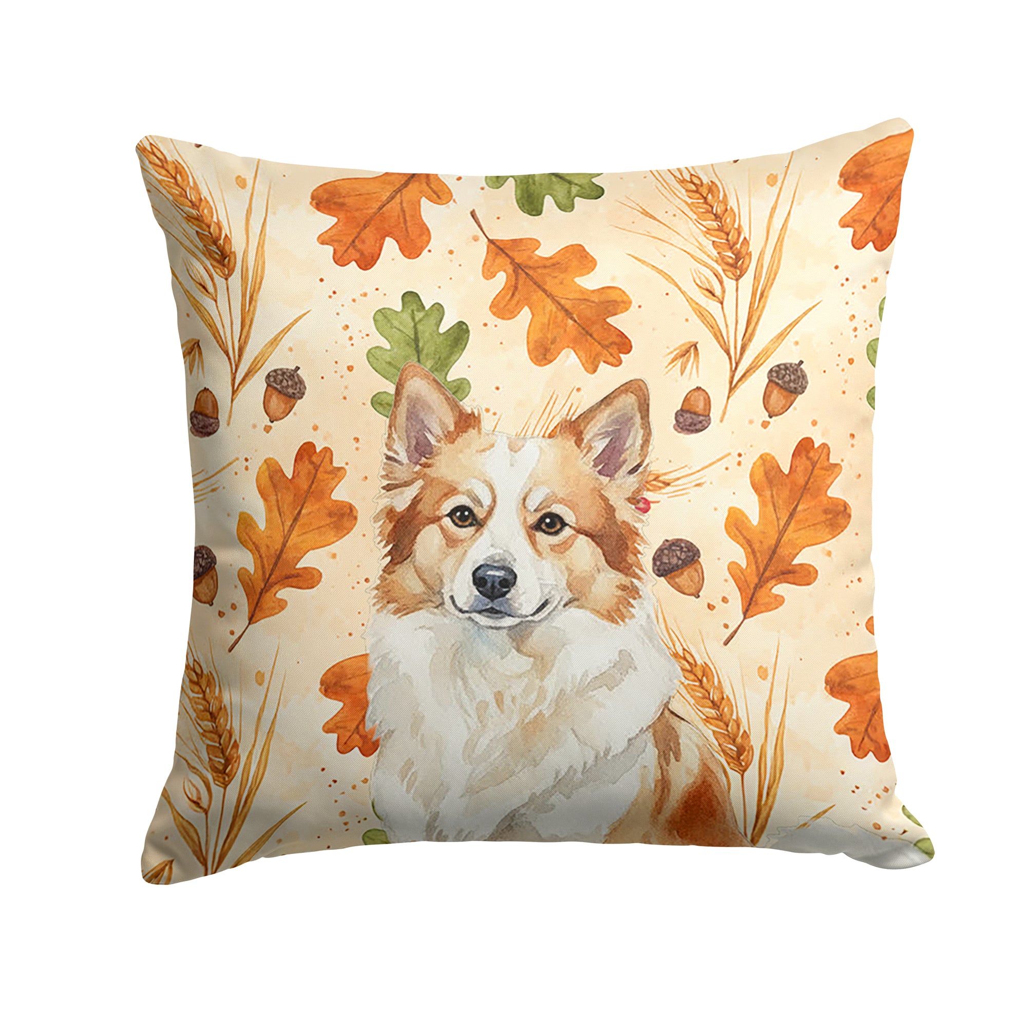 Caroline's Treasures Tan Icelandic Sheepdog Heirloom Fall Throw Pillow
