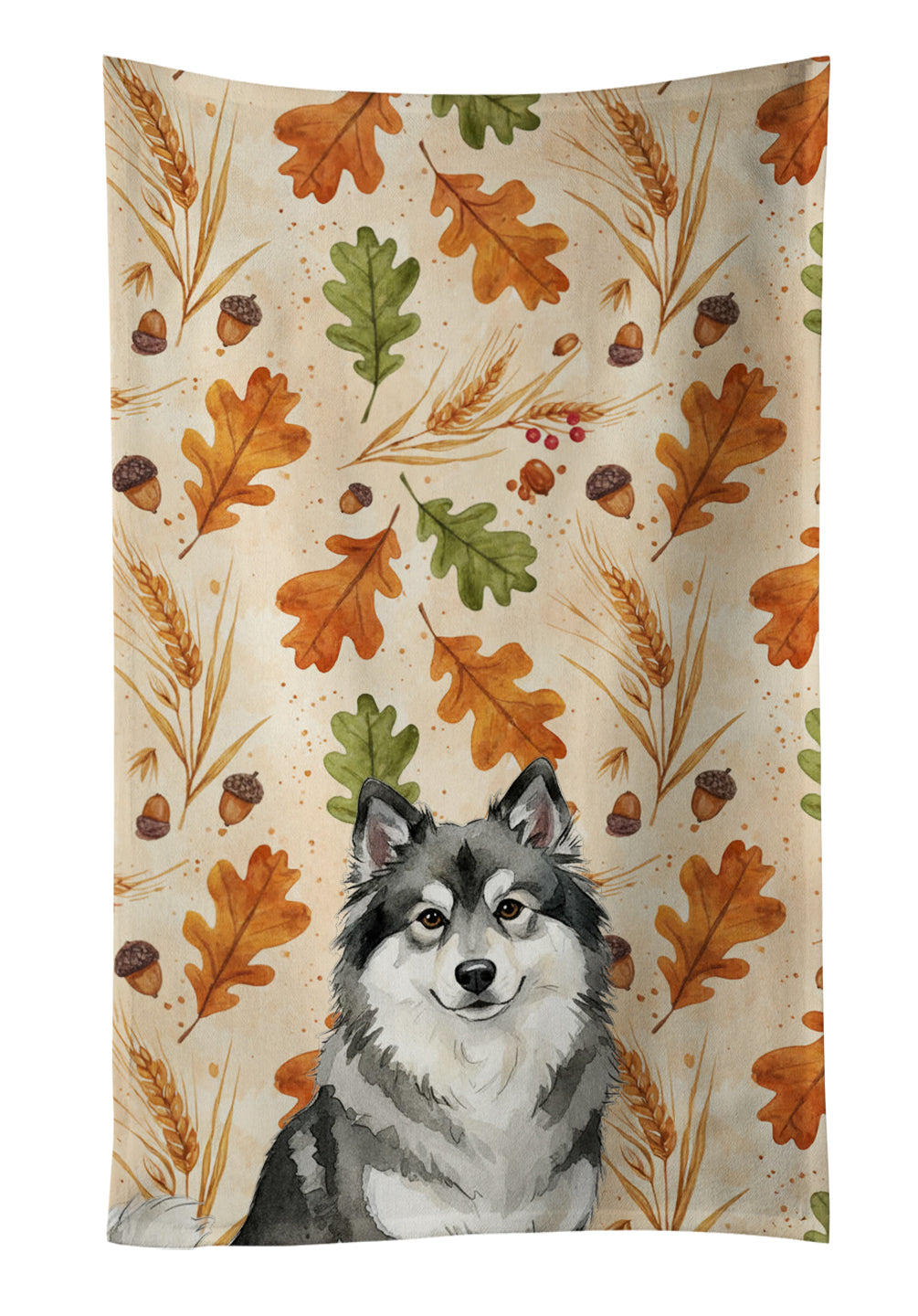 Caroline's Treasures Keeshond Heirloom Fall Kitchen Towel
