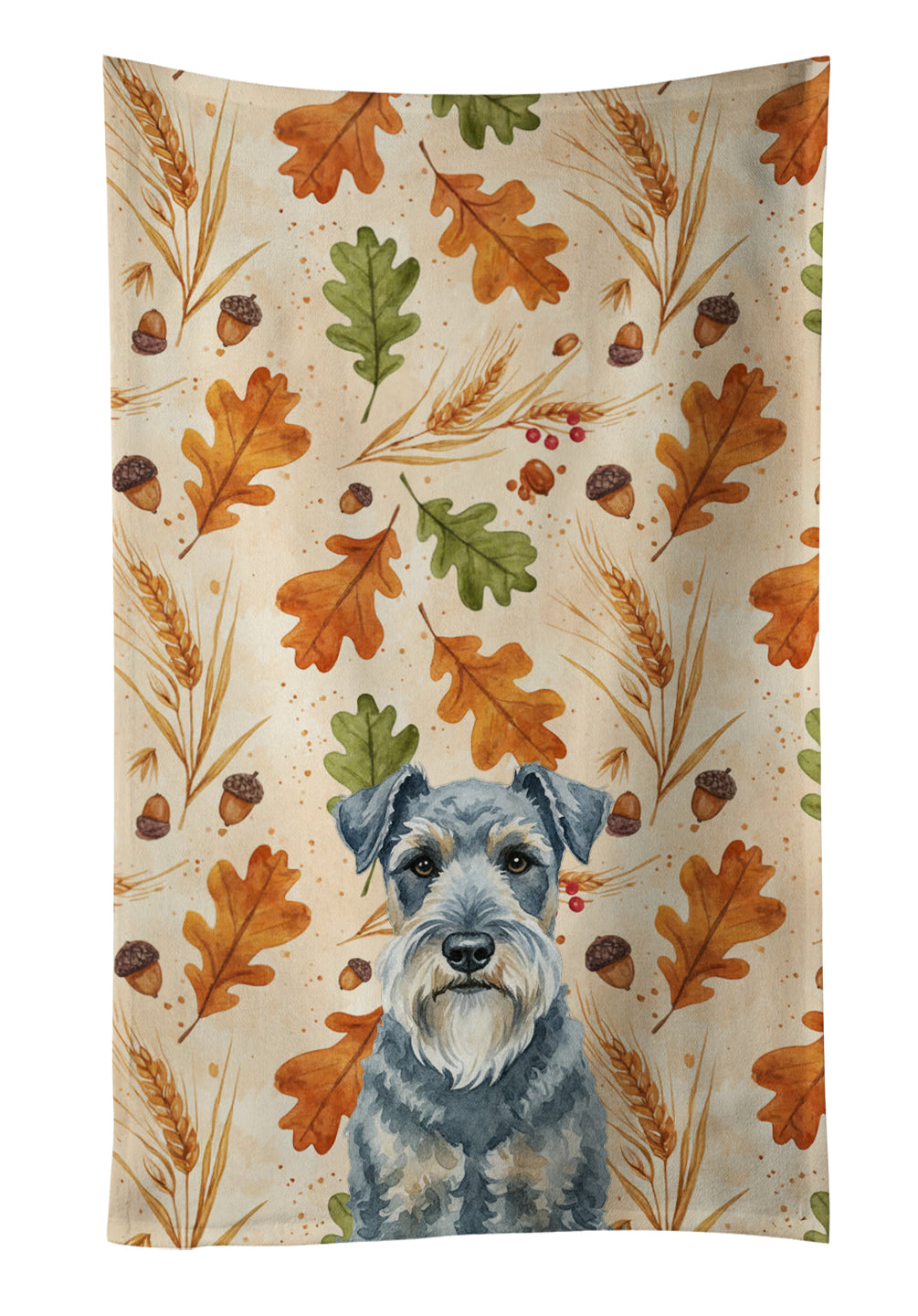 Caroline's Treasures Kerry Blue Terrier Heirloom Fall Kitchen Towel