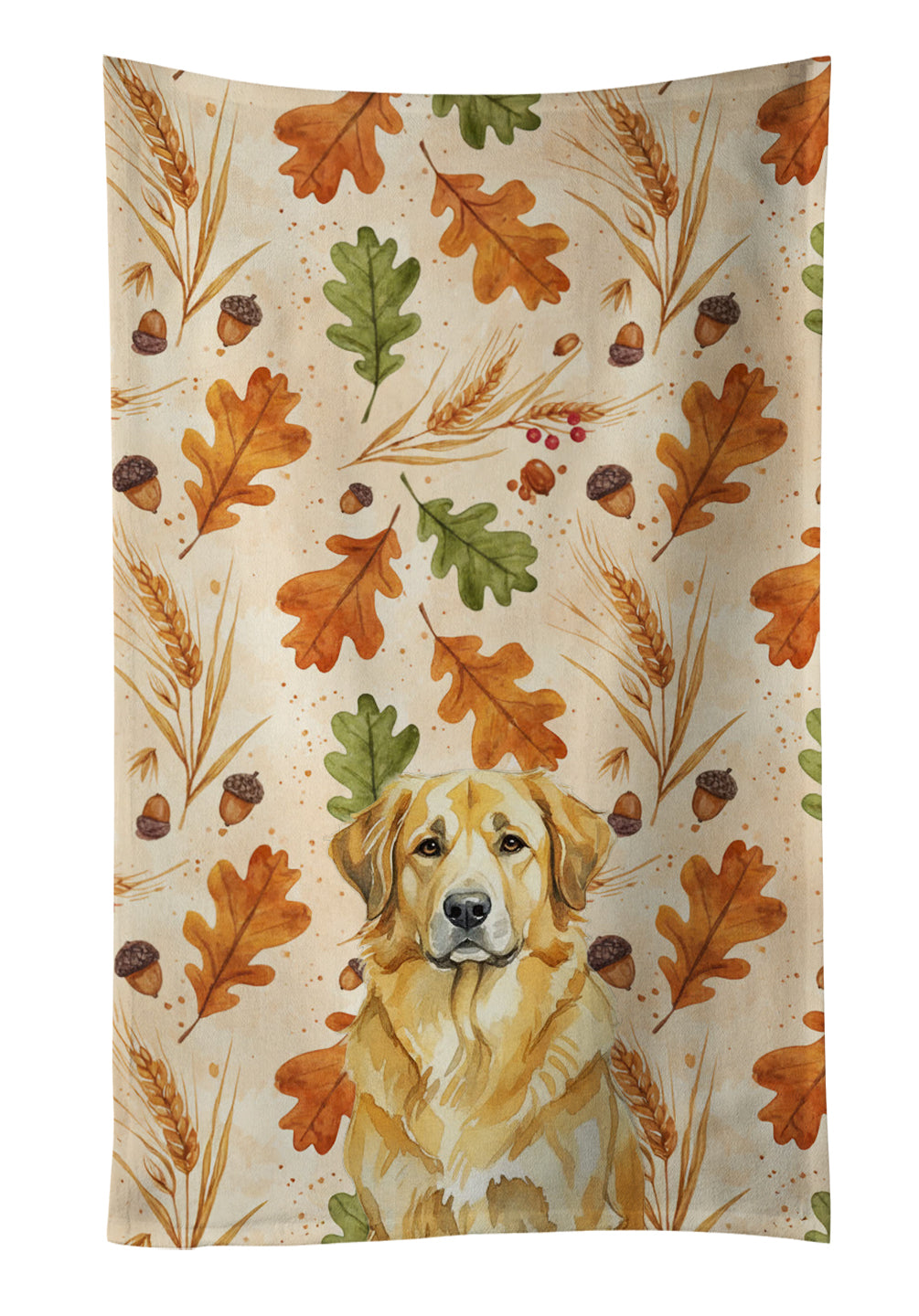 Caroline's Treasures Lion Yellow Leonberger Heirloom Fall Kitchen Towel