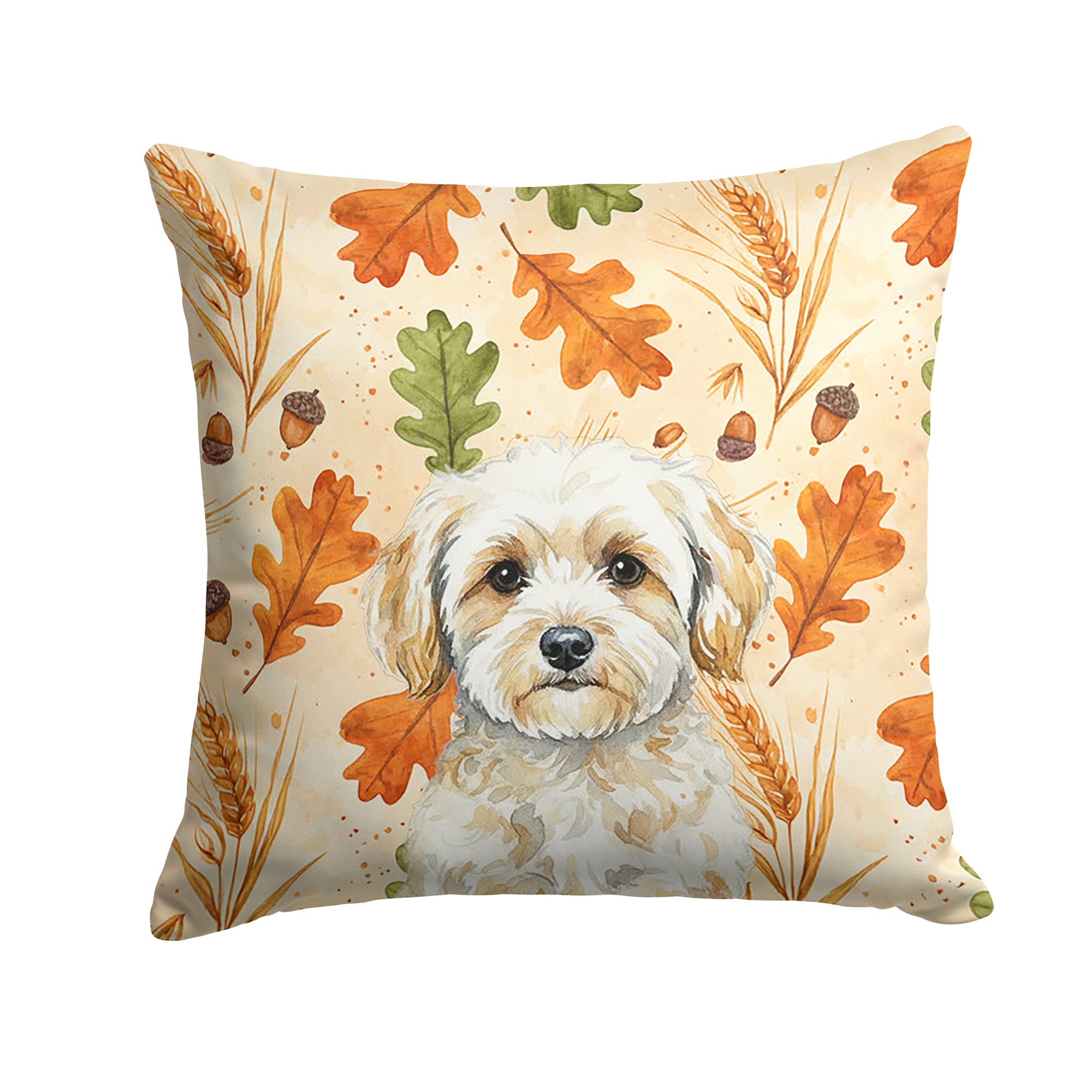 Caroline's Treasures Maltipoo Heirloom Fall Throw Pillow