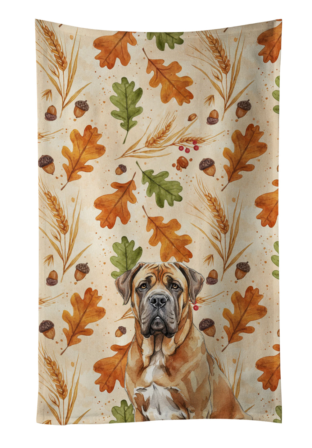 Caroline's Treasures Neapolitan Mastiff Heirloom Fall Kitchen Towel