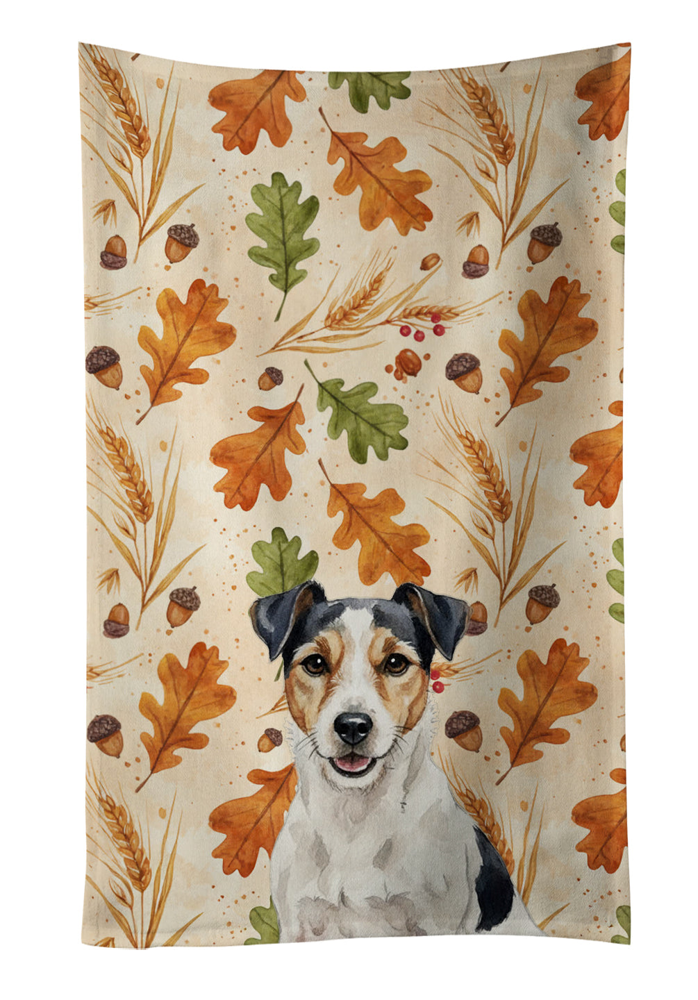 Caroline's Treasures Parson Russell Terrier Heirloom Fall Kitchen Towel