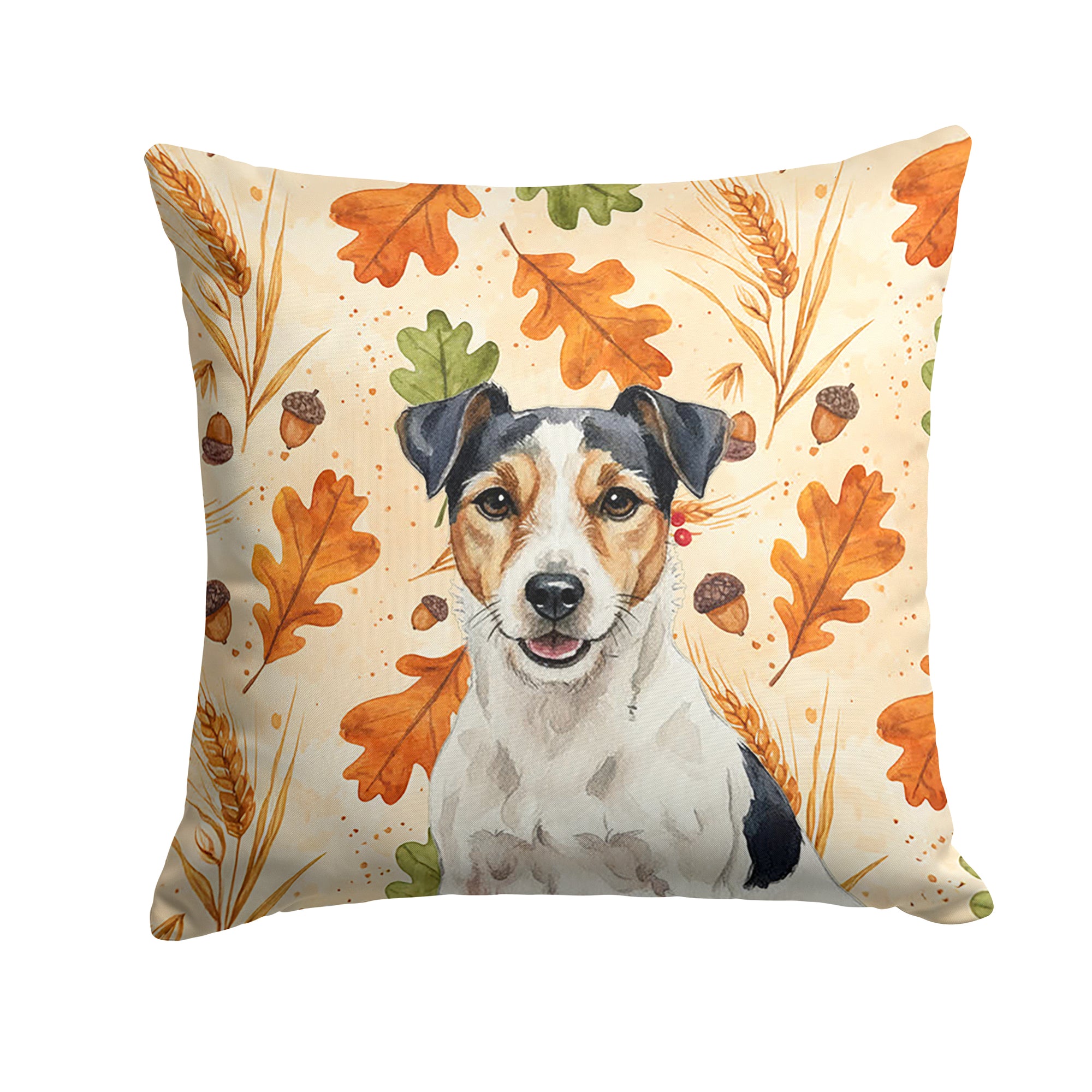 Caroline's Treasures Parson Russell Terrier Heirloom Fall Throw Pillow