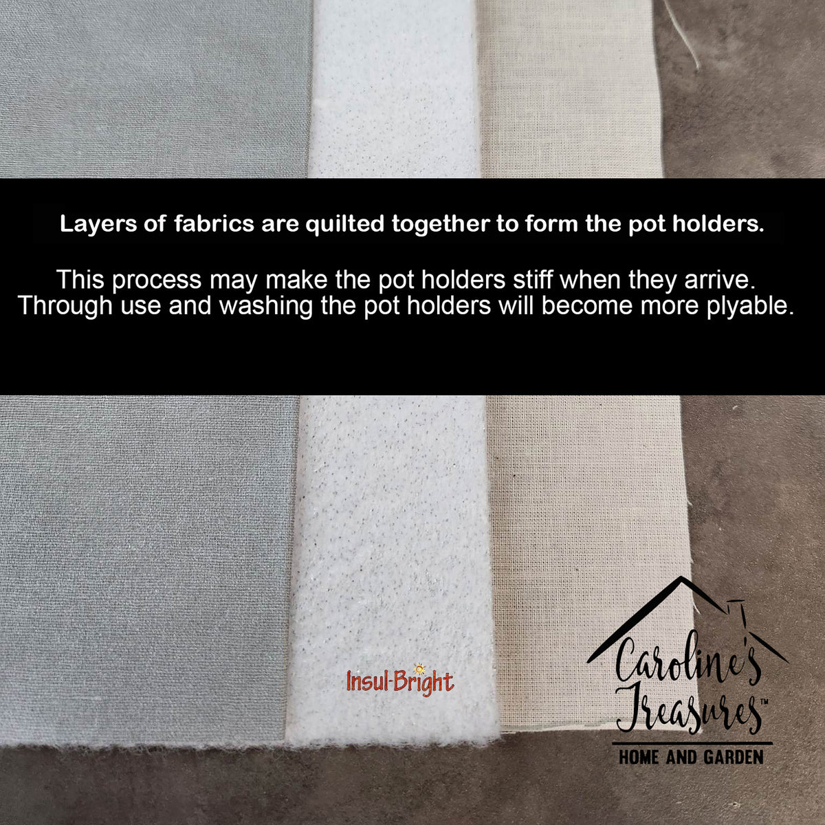 Caroline's Treasures Liver and White Pointer Heirloom Fall Pair of Pot Holders