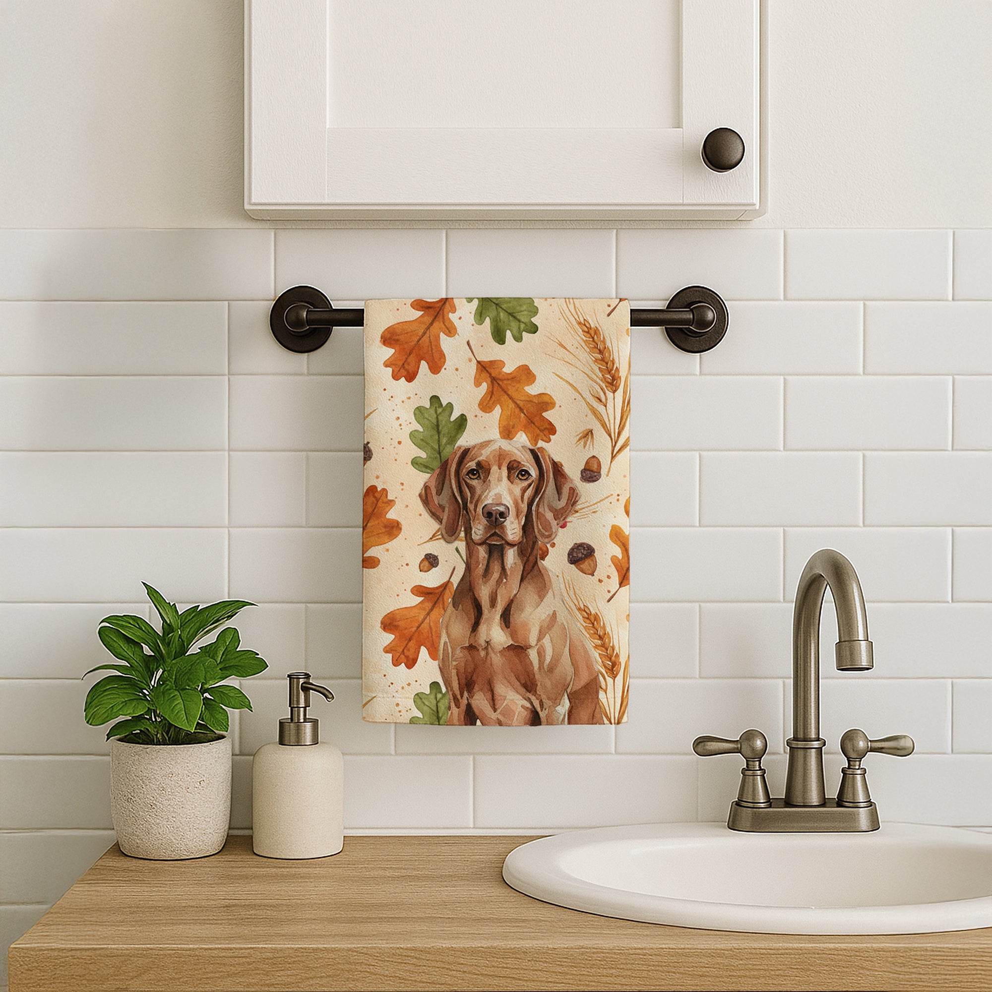 Caroline's Treasures Liver Pointer Heirloom Fall Kitchen Towel