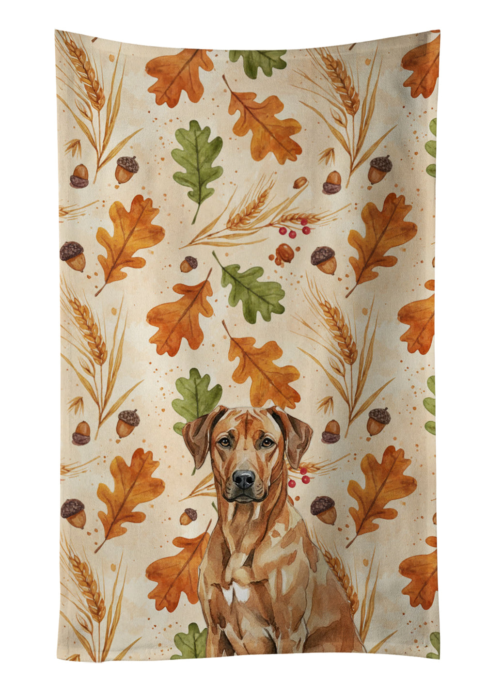 Caroline's Treasures Rhodesian Ridgeback Heirloom Fall Kitchen Towel