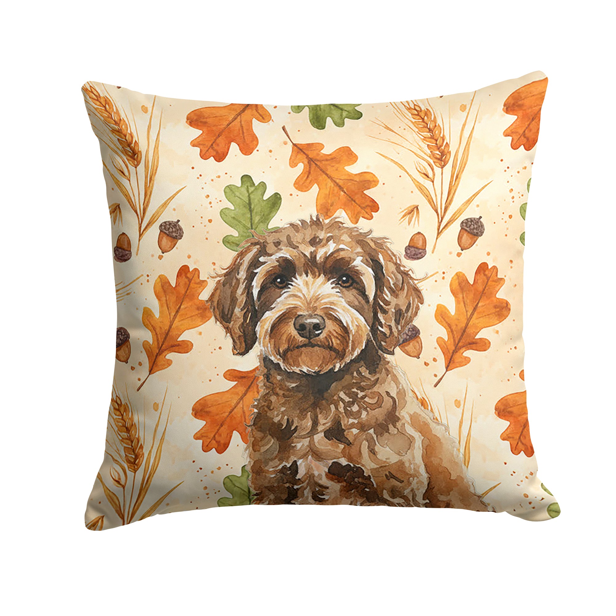 Caroline's Treasures Spanish Water Dog Heirloom Fall Throw Pillow