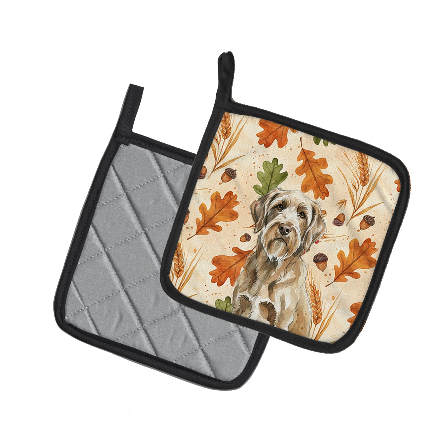 Caroline's Treasures Spinone Italiano Heirloom Fall Pair of Pot Holders