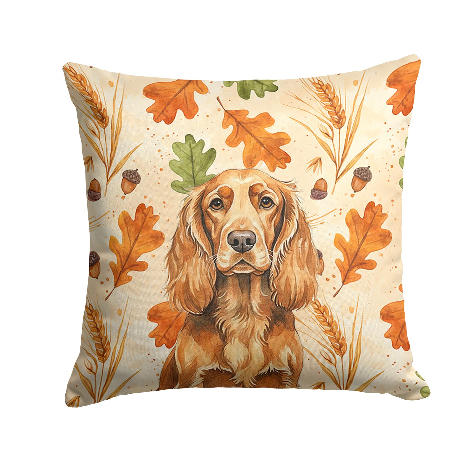 Caroline's Treasures Sussex Spaniel Heirloom Fall Throw Pillow