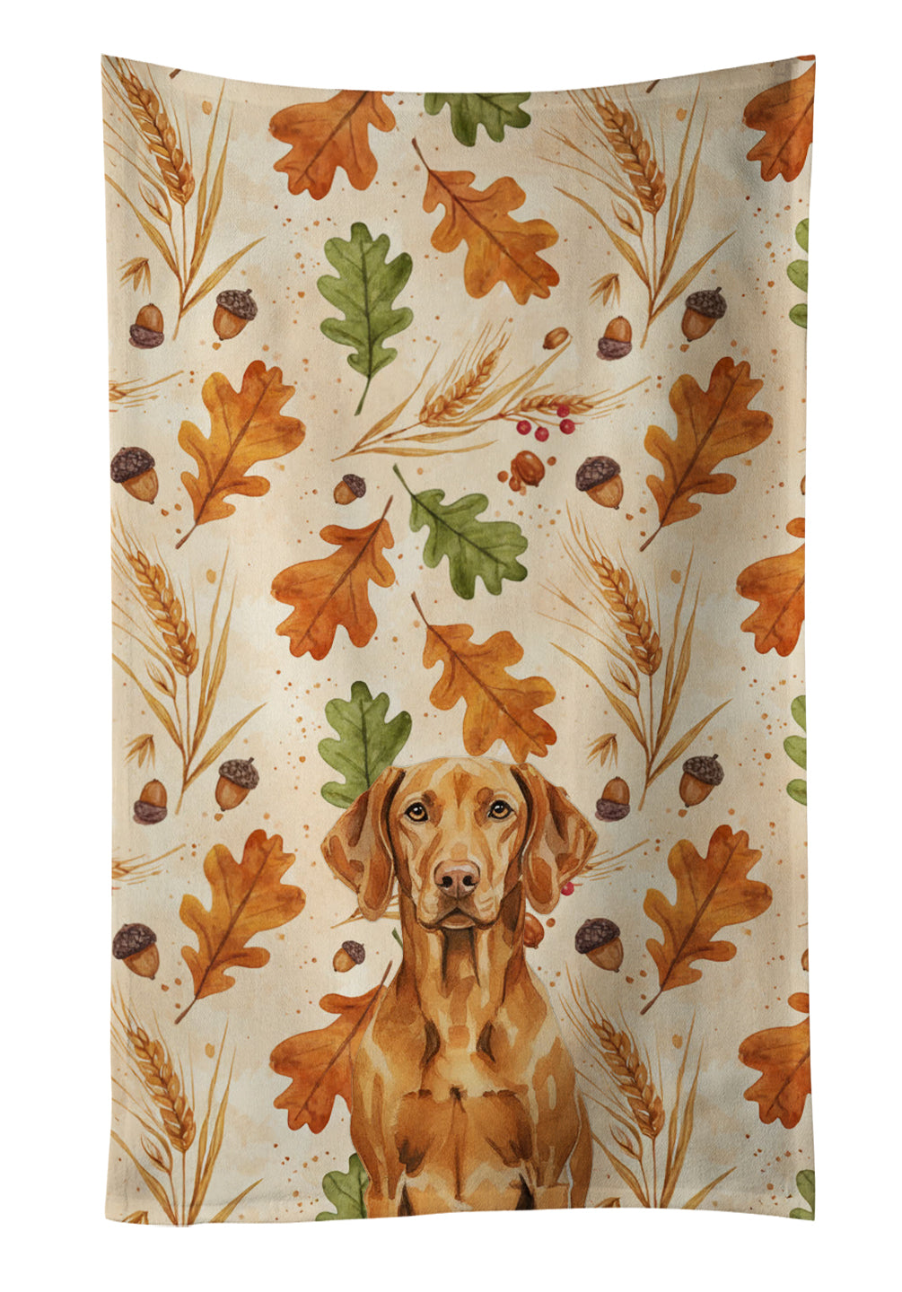 Caroline's Treasures Vizsla Heirloom Fall Kitchen Towel