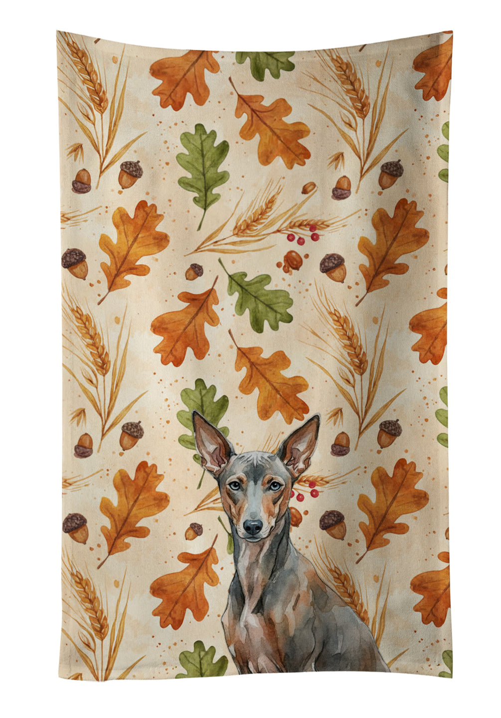 Caroline's Treasures Xoloitzcuintli Heirloom Fall Kitchen Towel