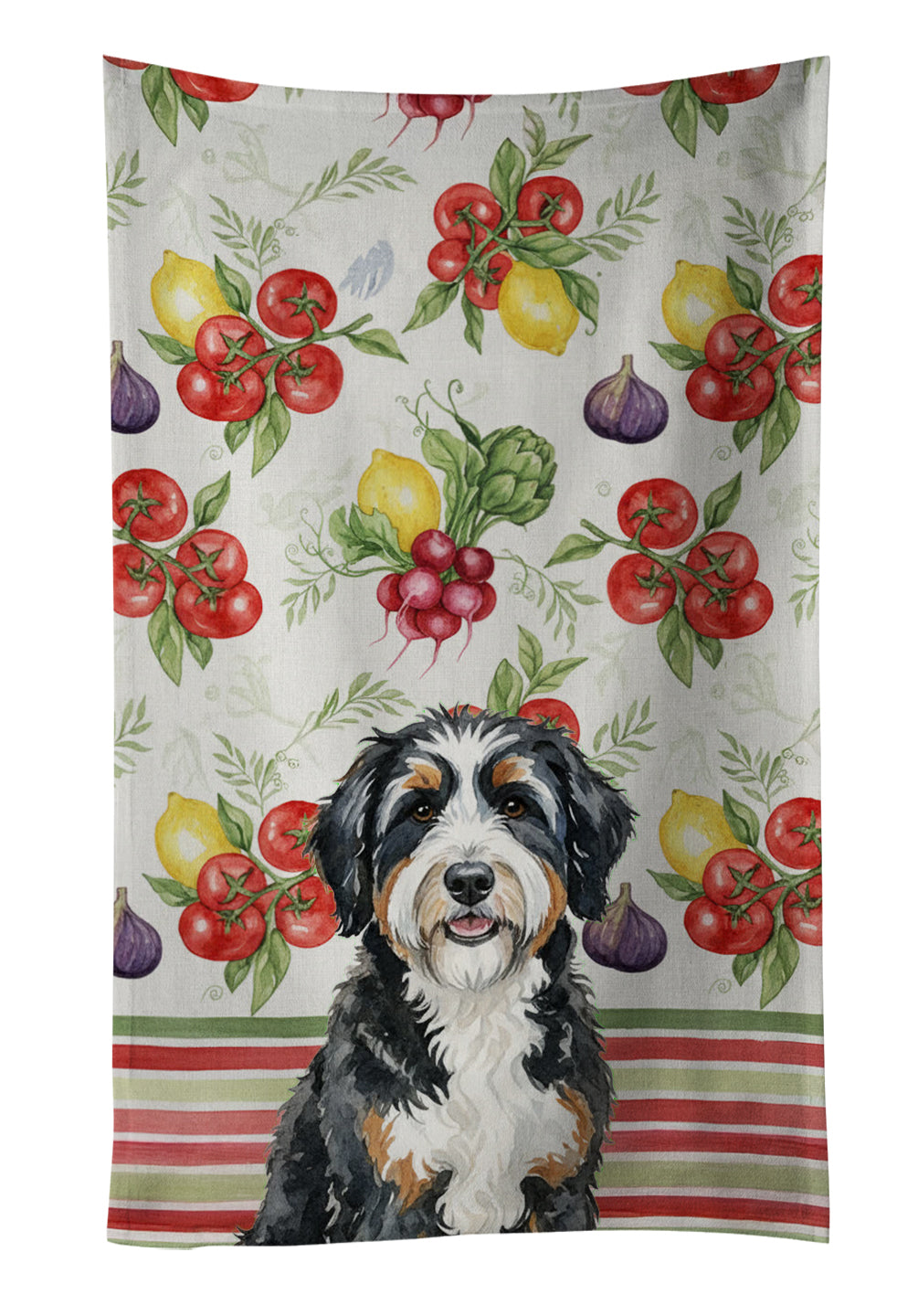 Caroline's Treasures Berndoodle Vegetables Kitchen Towel