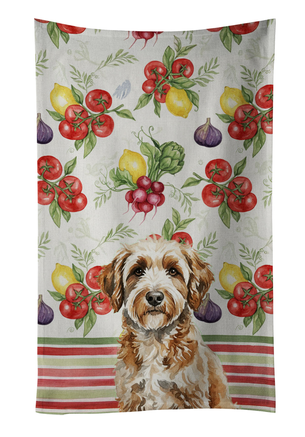 Caroline's Treasures Lagotto Romagnolo Vegetables Kitchen Towel