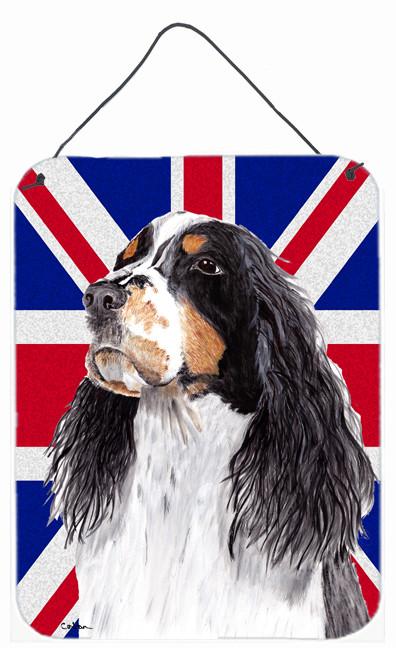 Welsh Springer Spaniel with English Union Jack British Flag Wall or Door Hanging Prints SC9817DS1216 by Caroline's Treasures