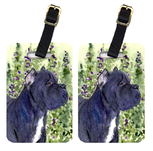 Pair of 2 Cane Corso Luggage Tags by Caroline&#39;s Treasures