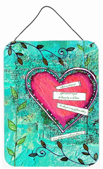 Heartfelt Wish Valentine's Day Wall or Door Hanging Prints PJC1044DS1216 by Caroline's Treasures